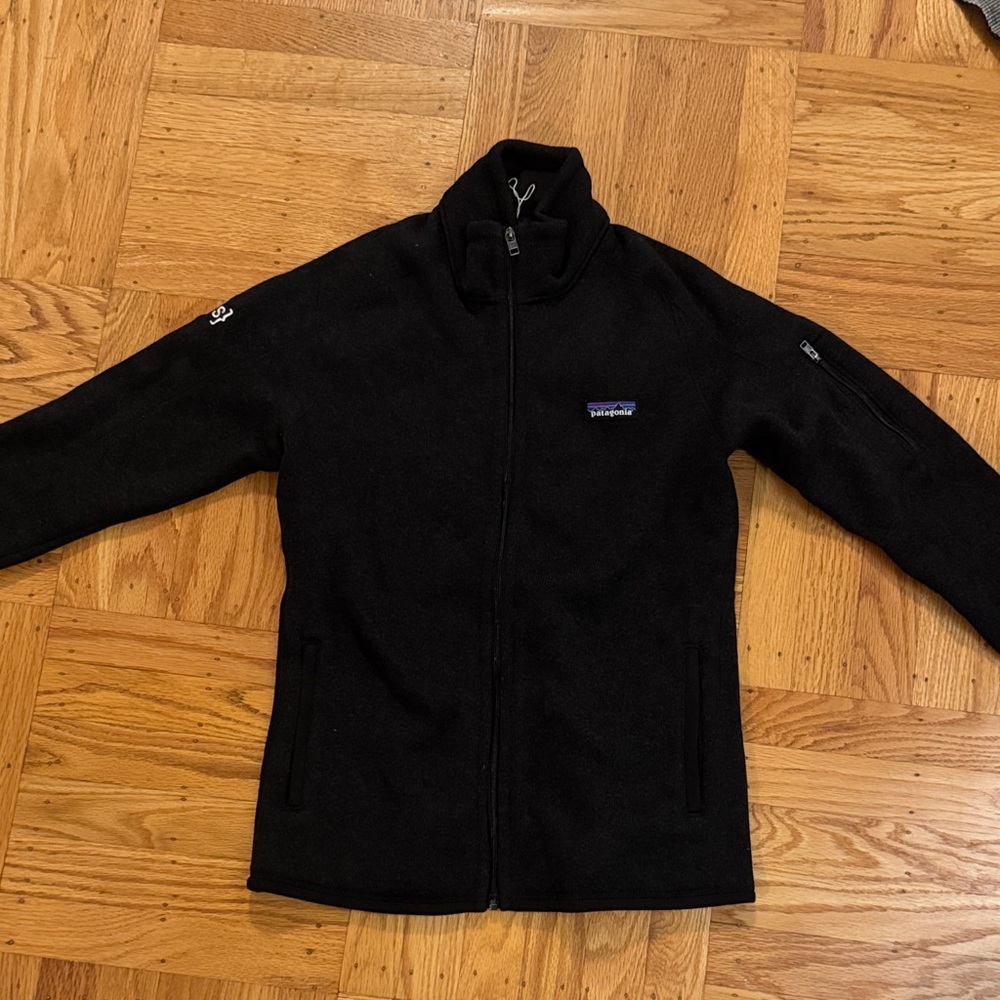 Patagonia Black Full-Zip Fleece Jacket sz S